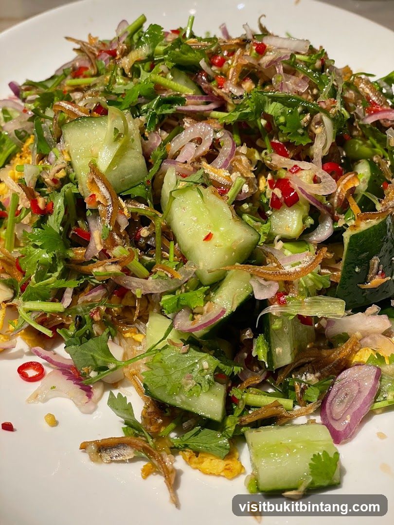 Salad with Anchovies and Cucumber