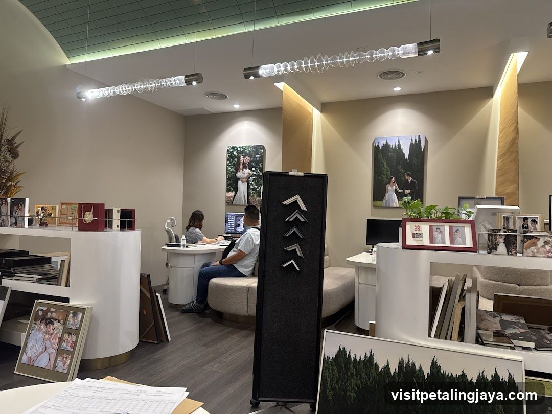 Interior of a photo studio or gallery space