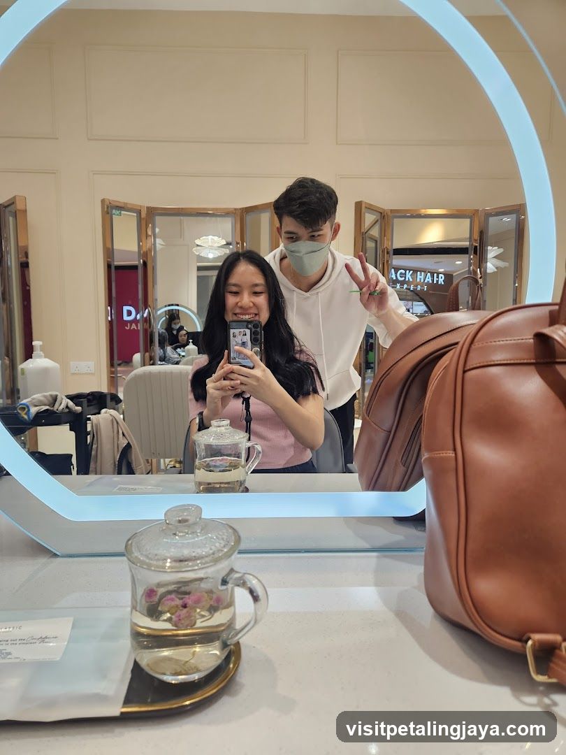 Beauty Salon Interior Reflection