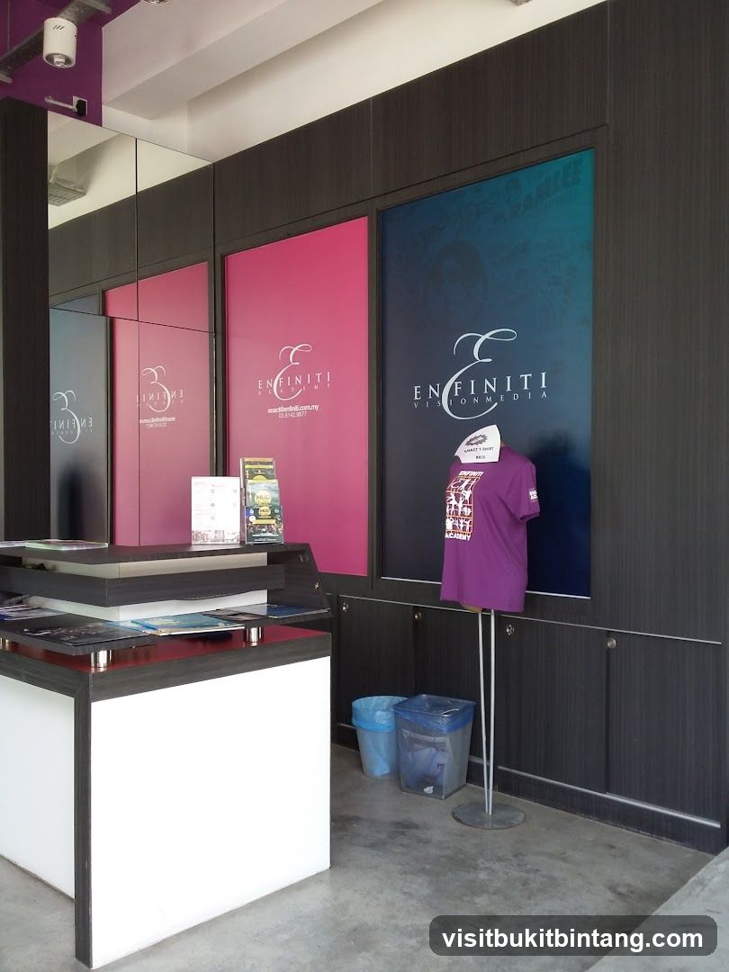 Infiniti Vision Media Reception Area