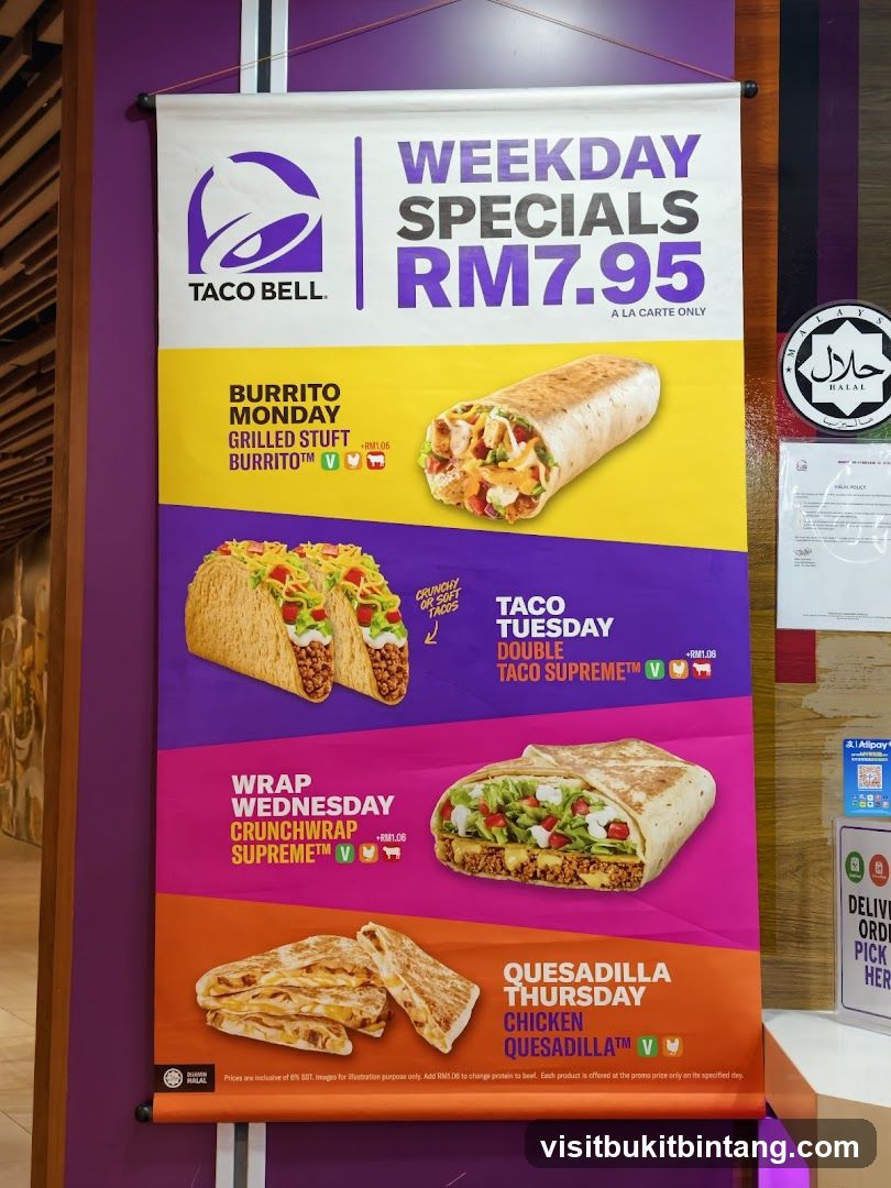 Taco Bell Weekday Specials