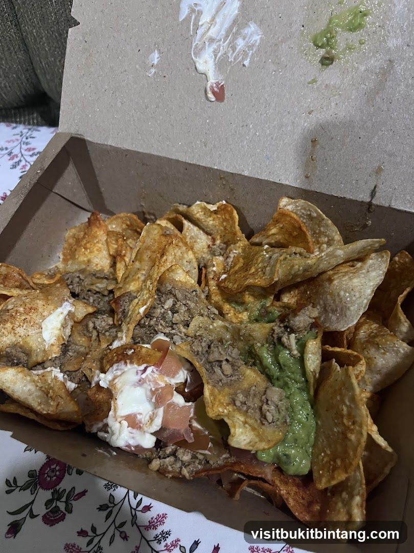 Nachos with toppings