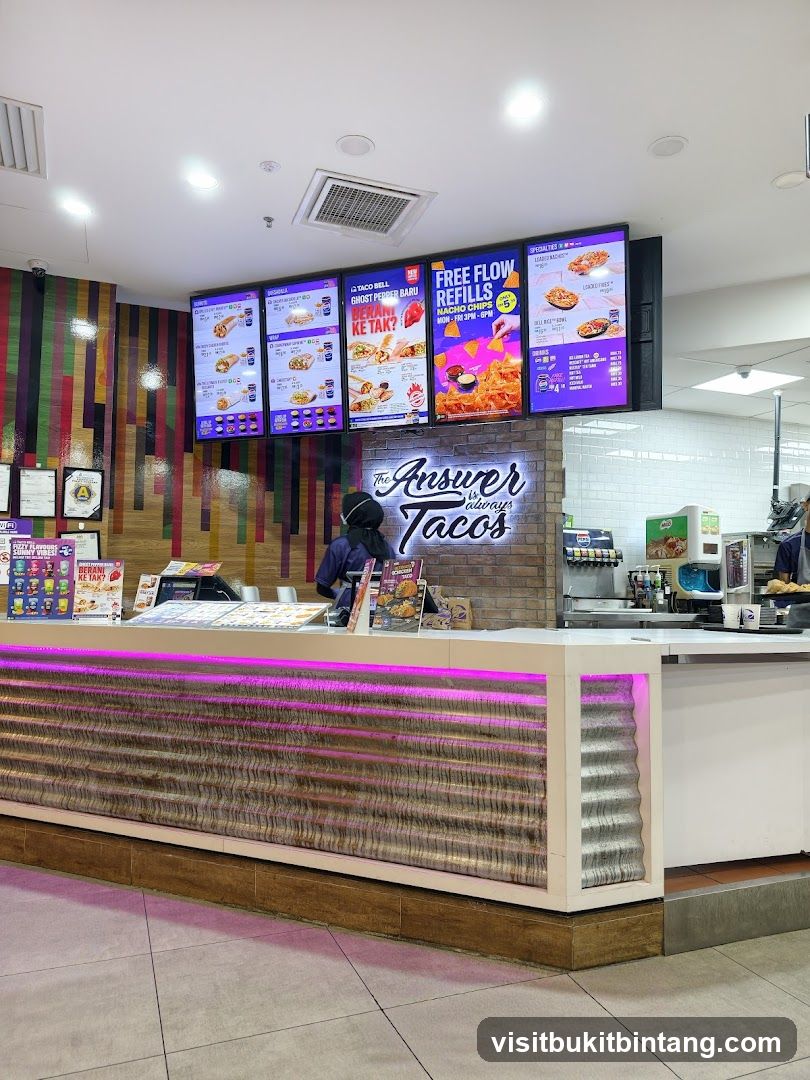 Taco Bell Counter