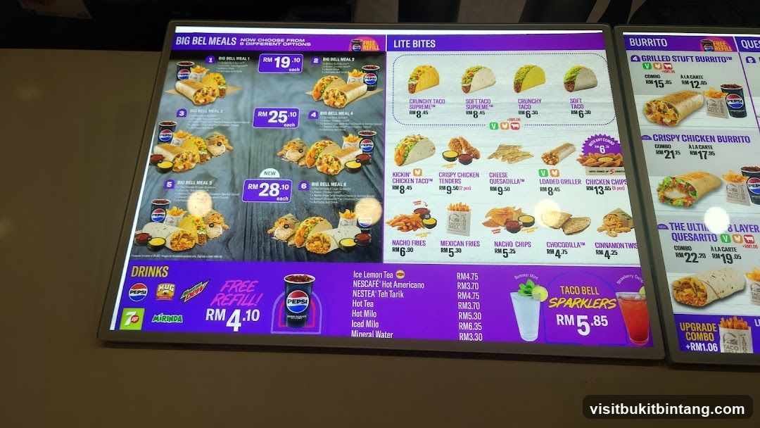 Taco Bell Menu