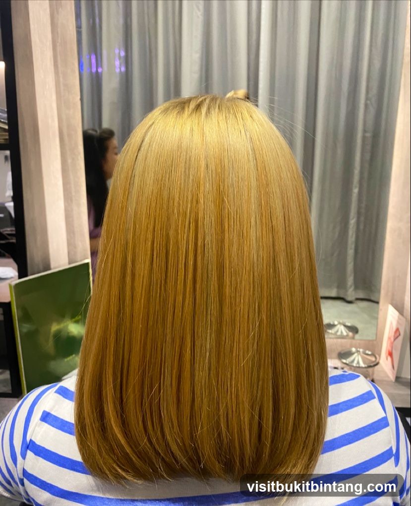 Woman with blonde hair
