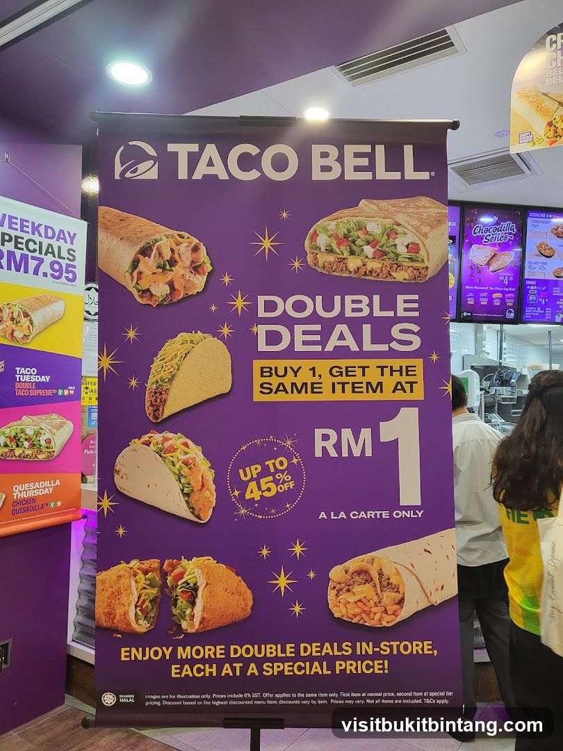 Taco Bell Double Deals Poster