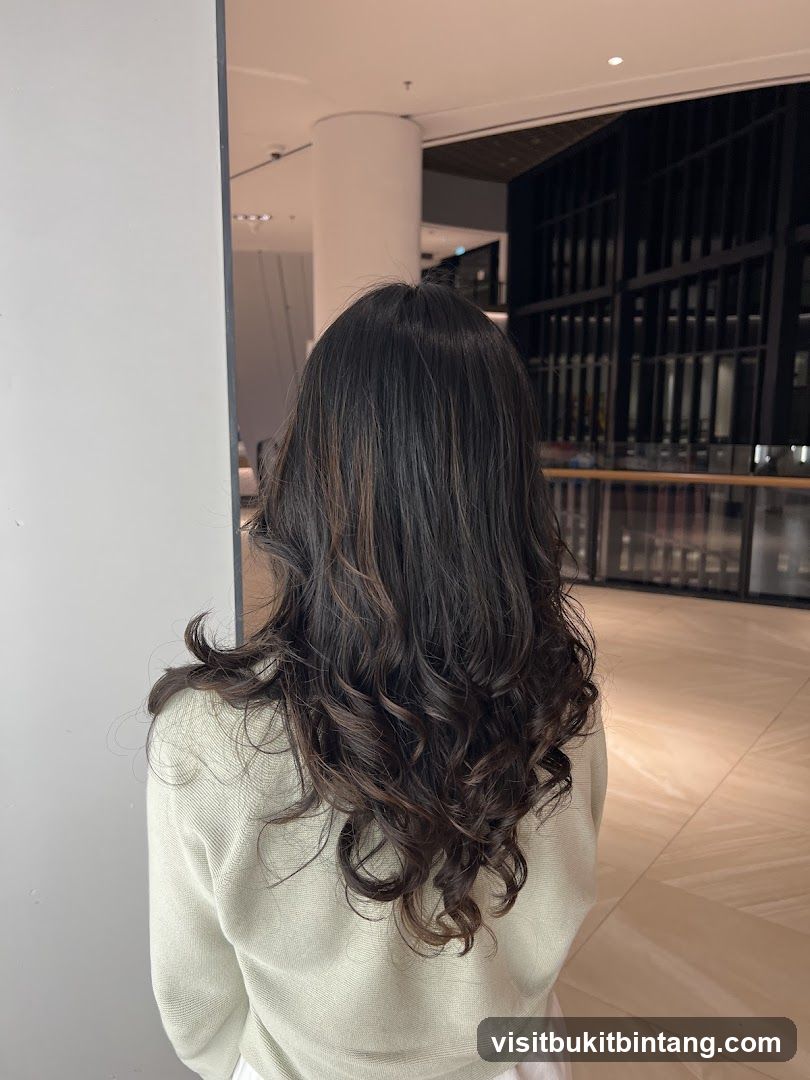 Woman with styled hair