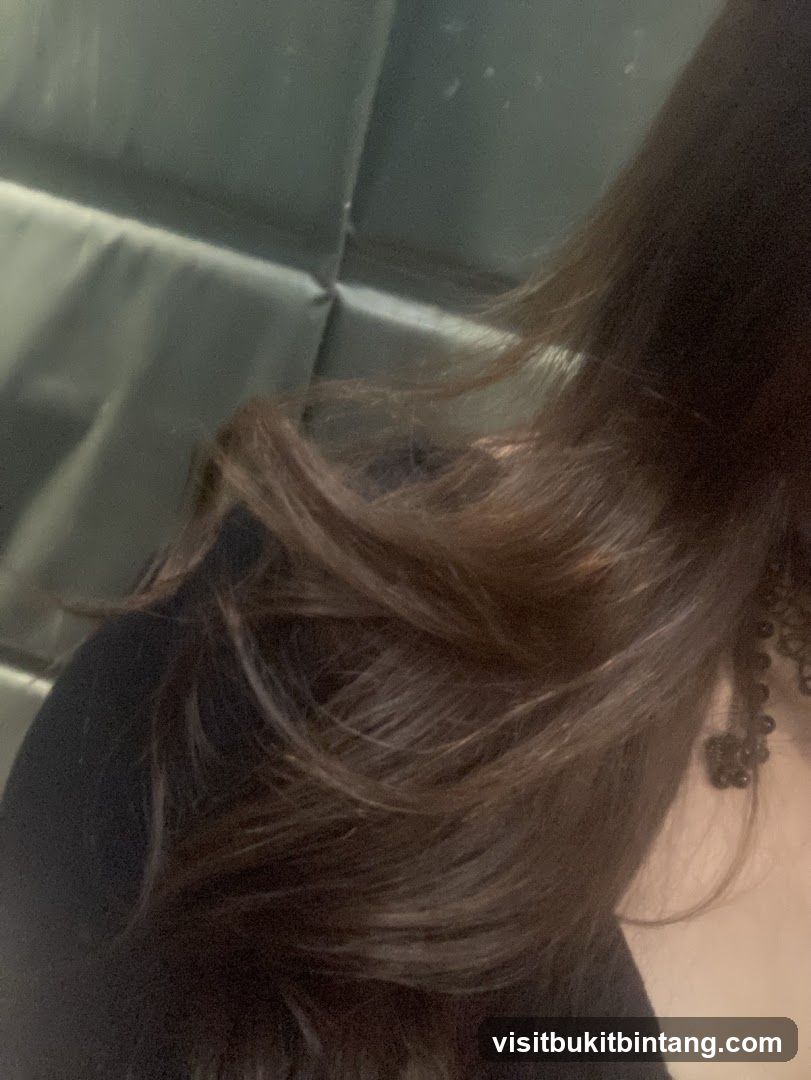 Woman's Hair and Earring