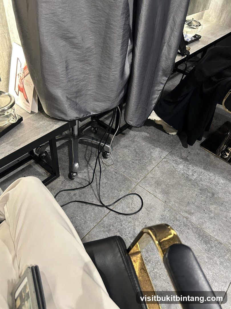 Salon Interior with Styling Chair