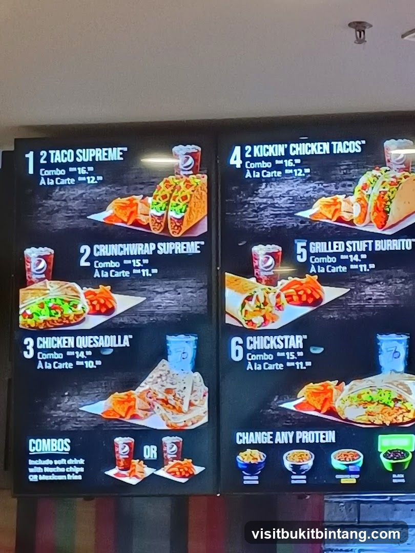 Taco Menu