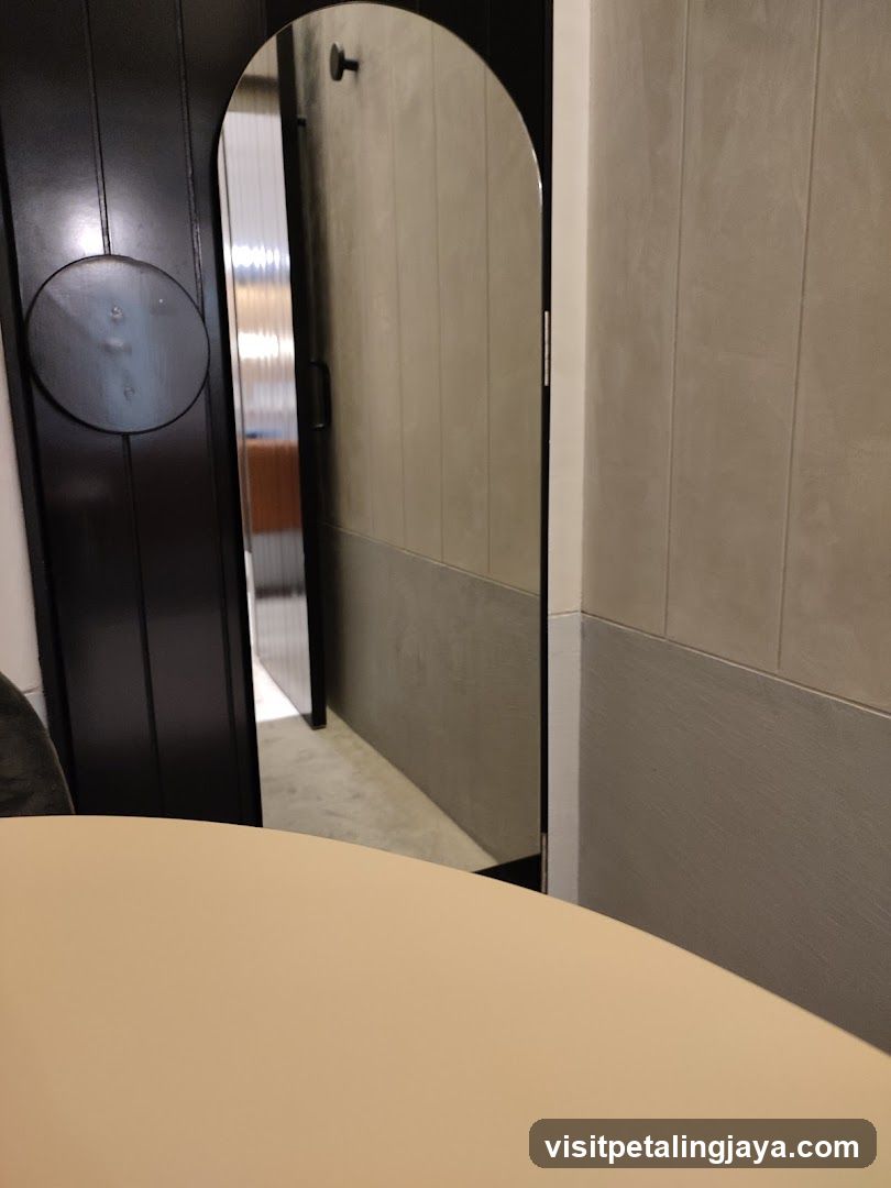 Interior View with Archway Door