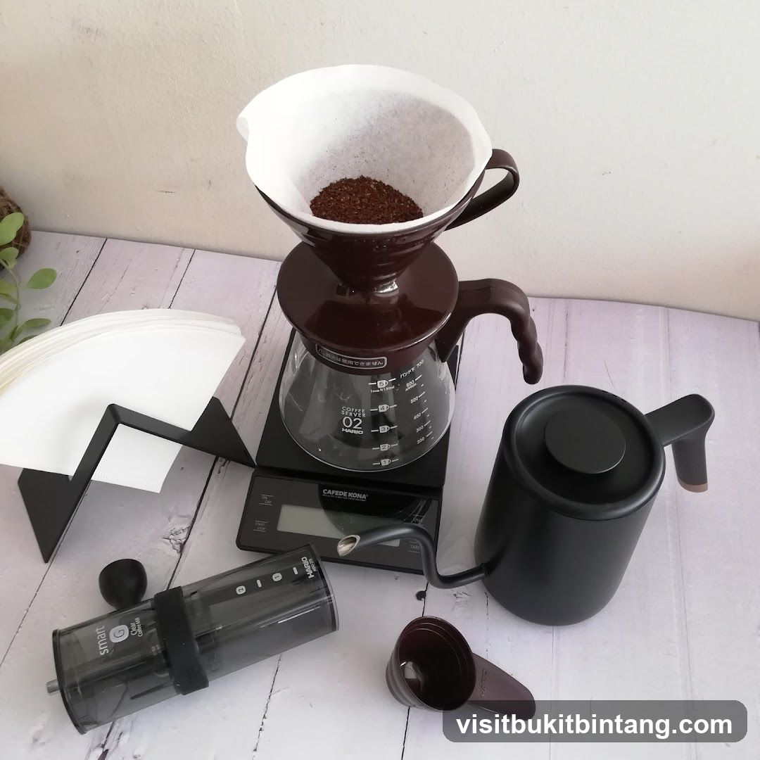 Coffee Brewing Setup