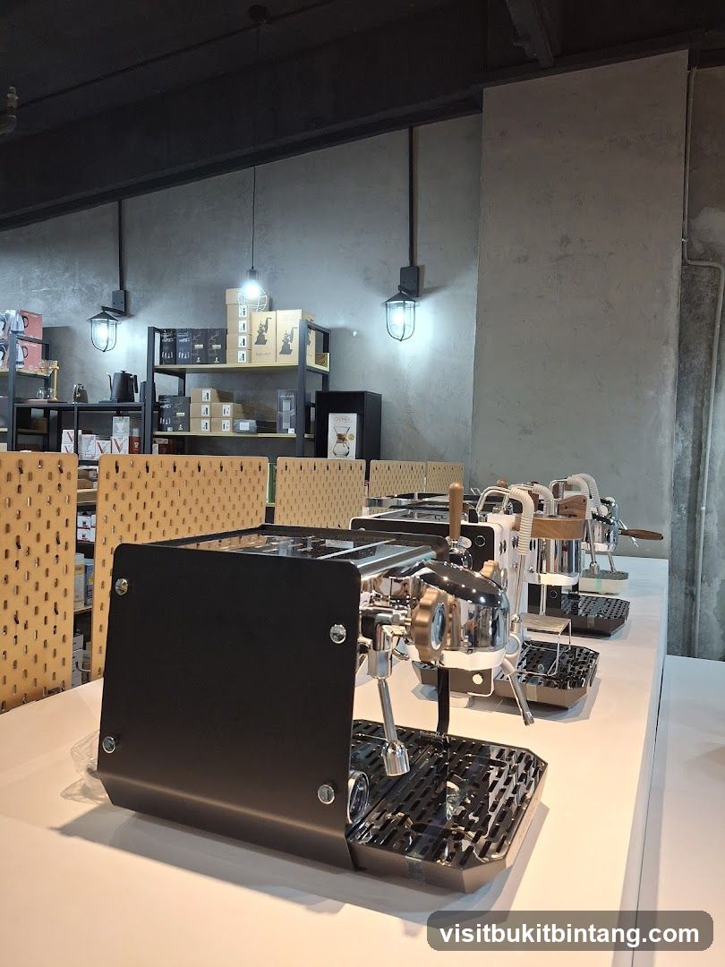 Espresso Machines on Display
