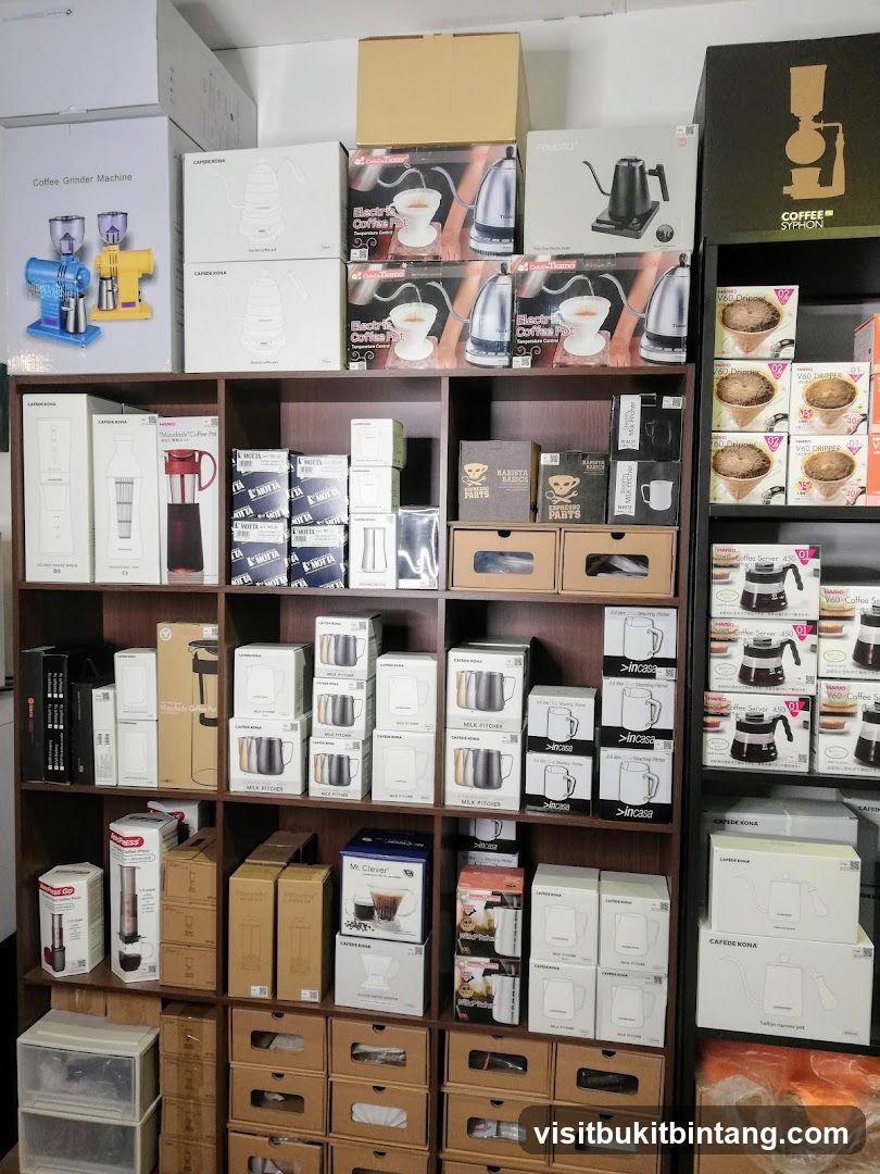 Coffee Equipment Display