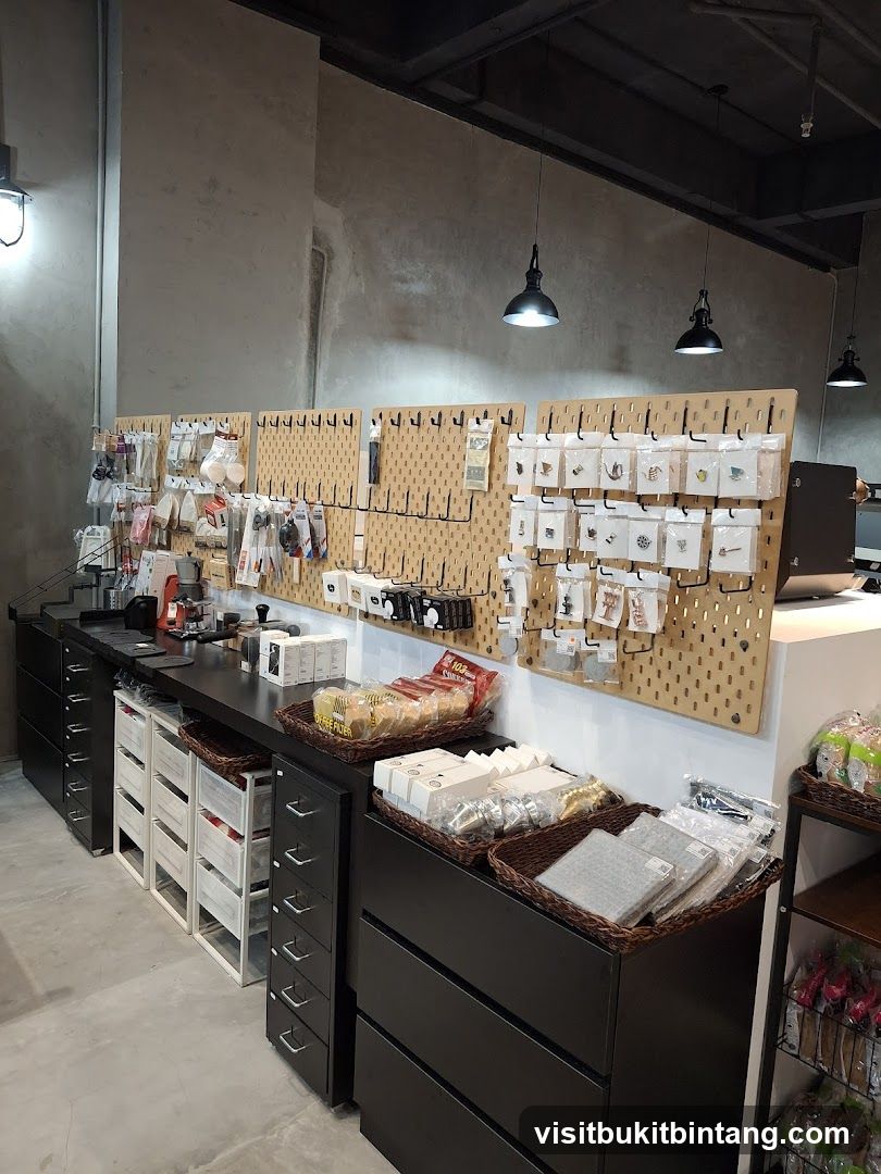 Retail Display with Various Goods