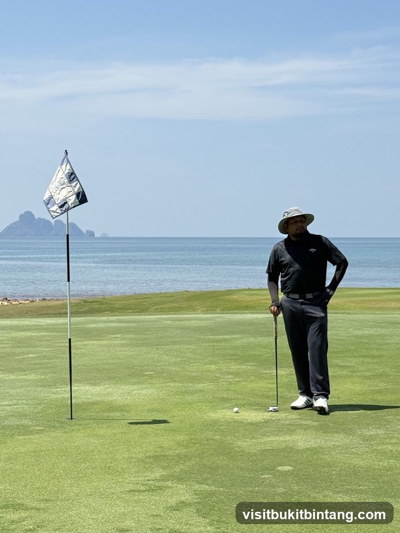 Golfer on the Green