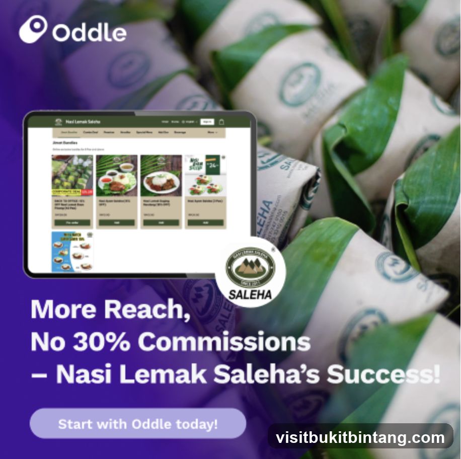 Oddle and Nasi Lemak Saleha Promotion