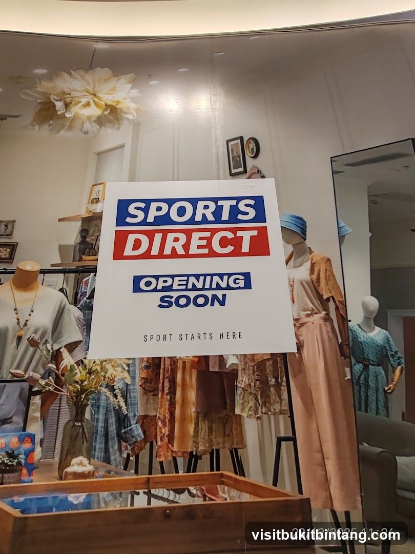 Sports Direct Opening Soon Sign