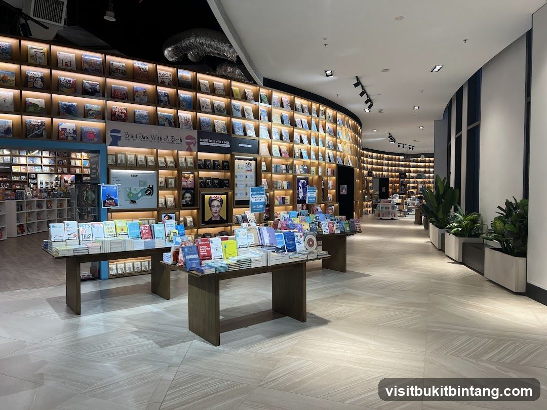 Interior of a bookstore