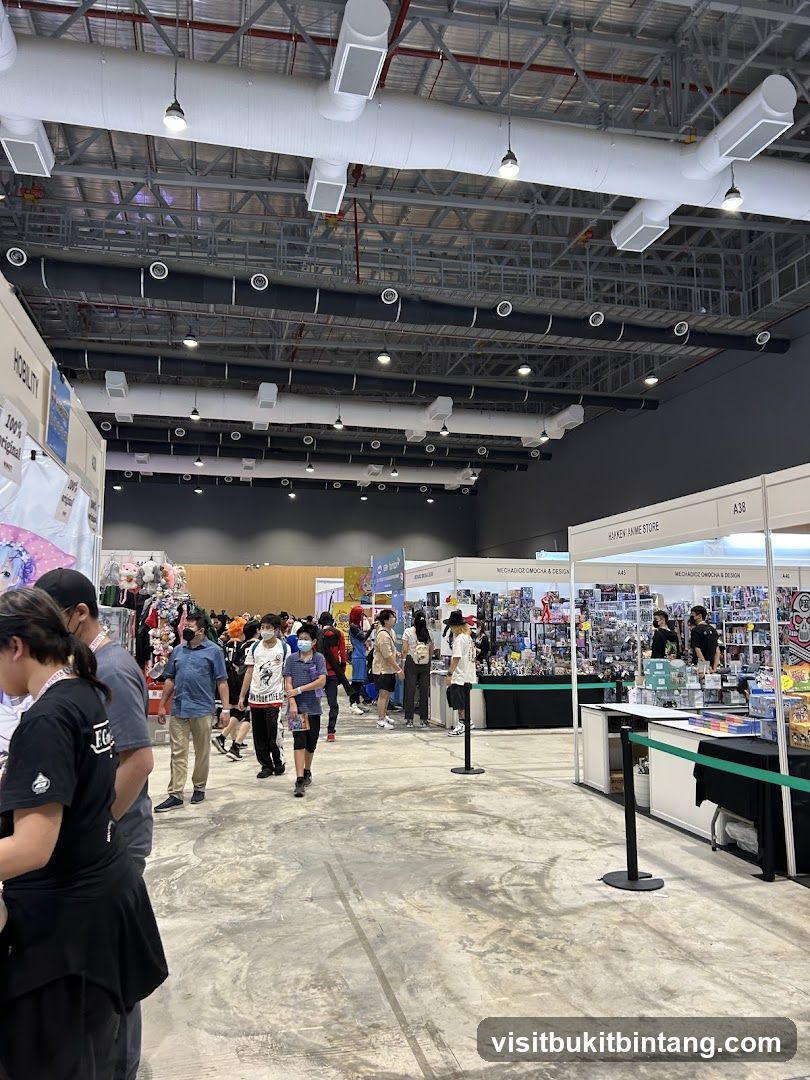 Convention Hall with Anime Stores