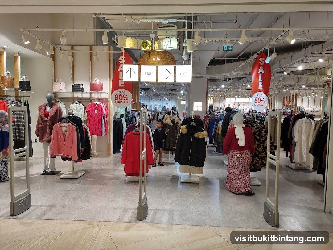 Clothing store sale