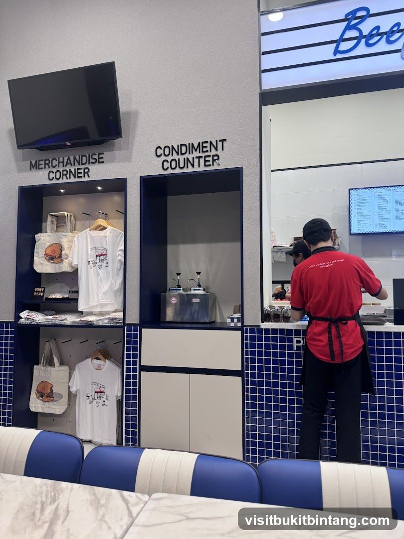 Merchandise and Condiment Counter