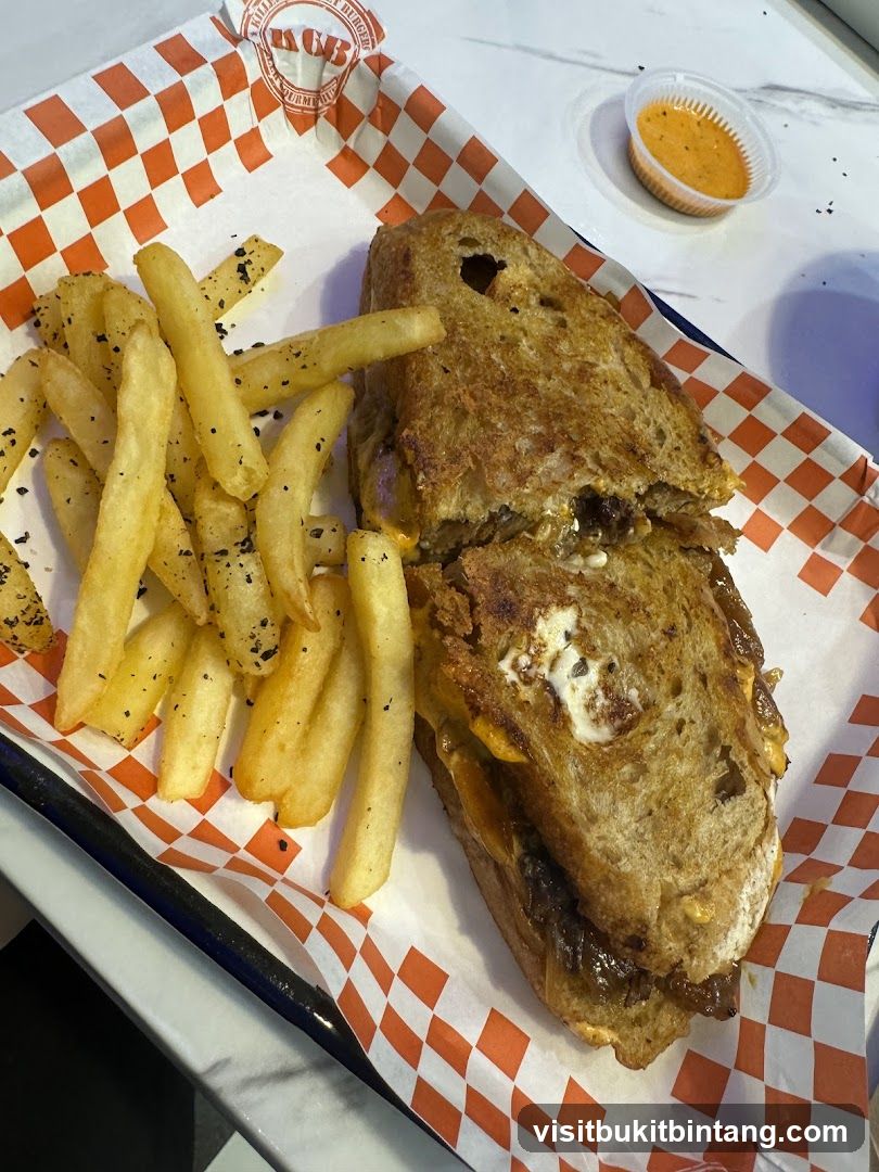 Sandwich and Fries