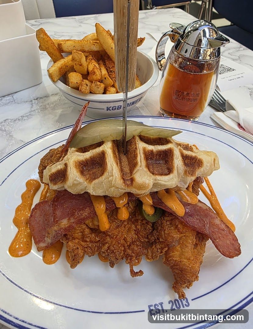 Chicken and Waffle Sandwich