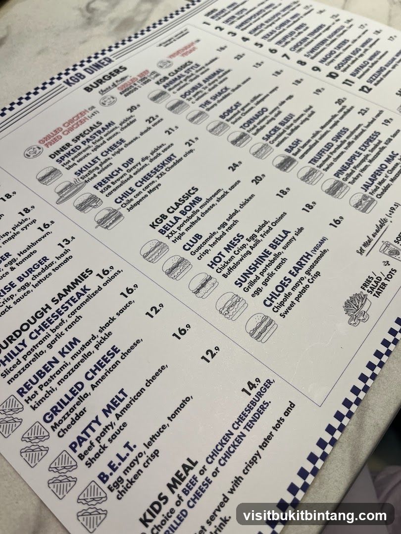 KGB DINER BURGERS