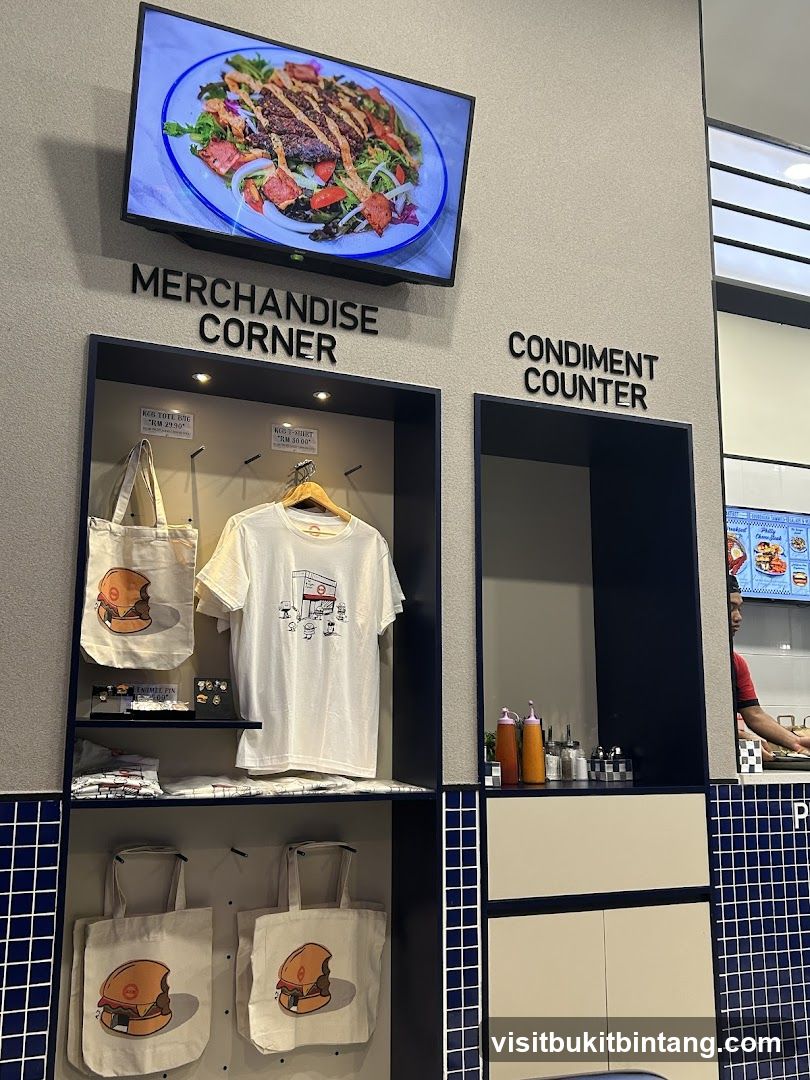 Merchandise and Condiment Counter