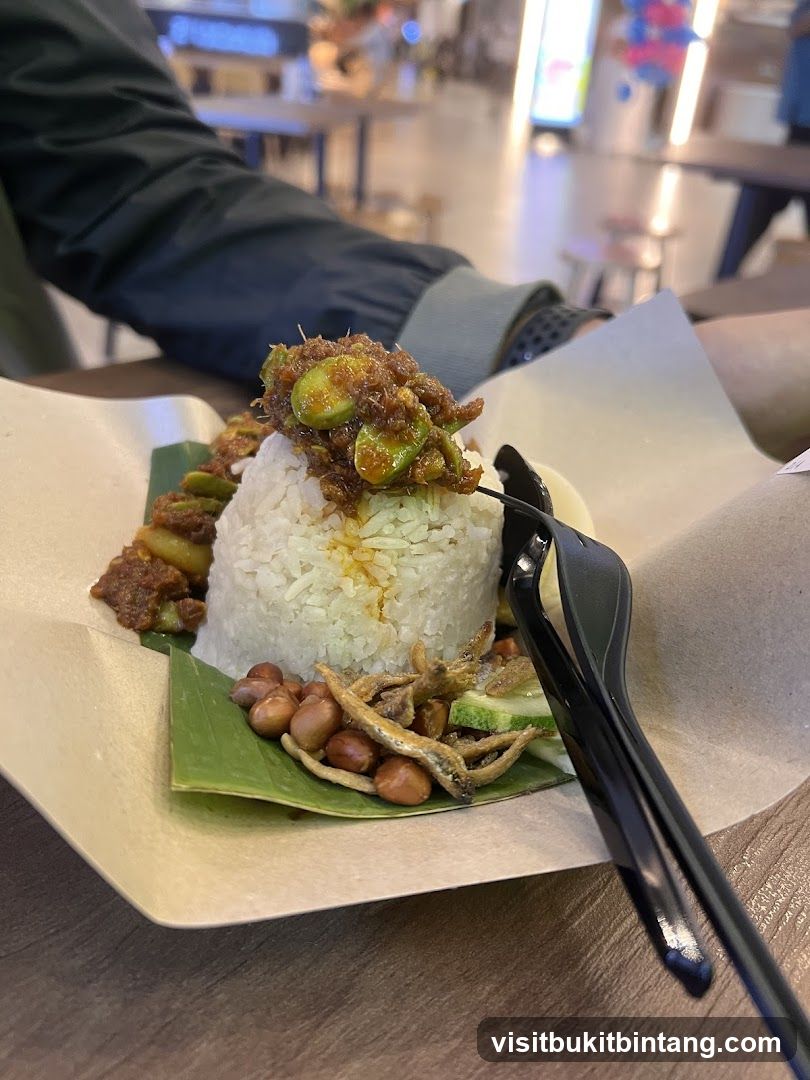 Nasi Lemak with Petai