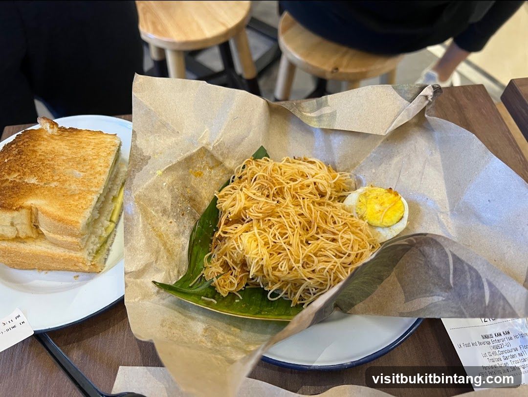 Food on a table
