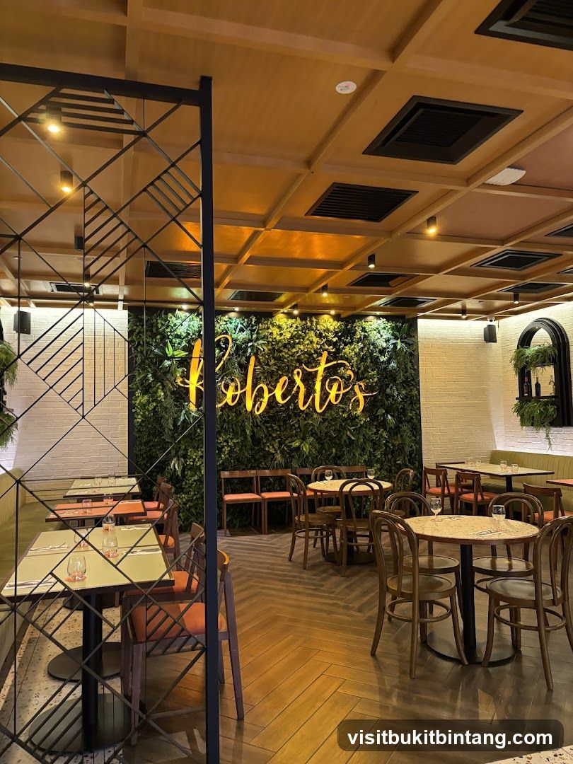 Roberto's Restaurant Interior