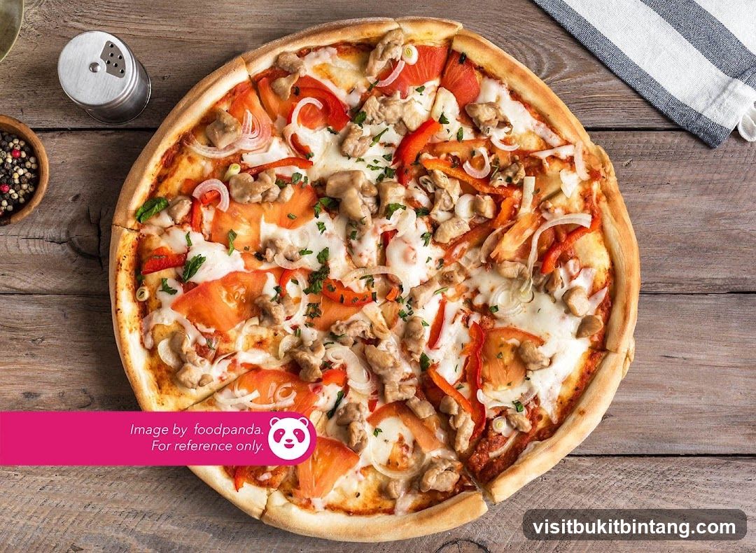 Pizza with toppings