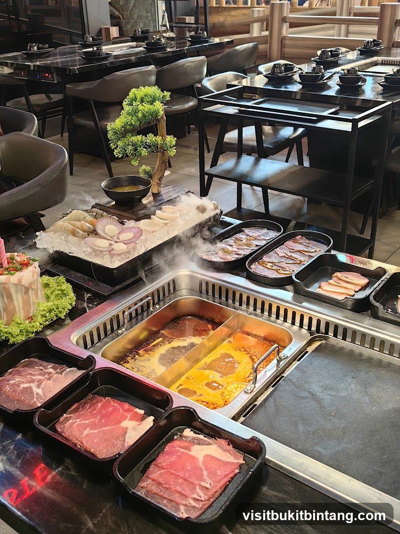 Hot Pot Dining Setup