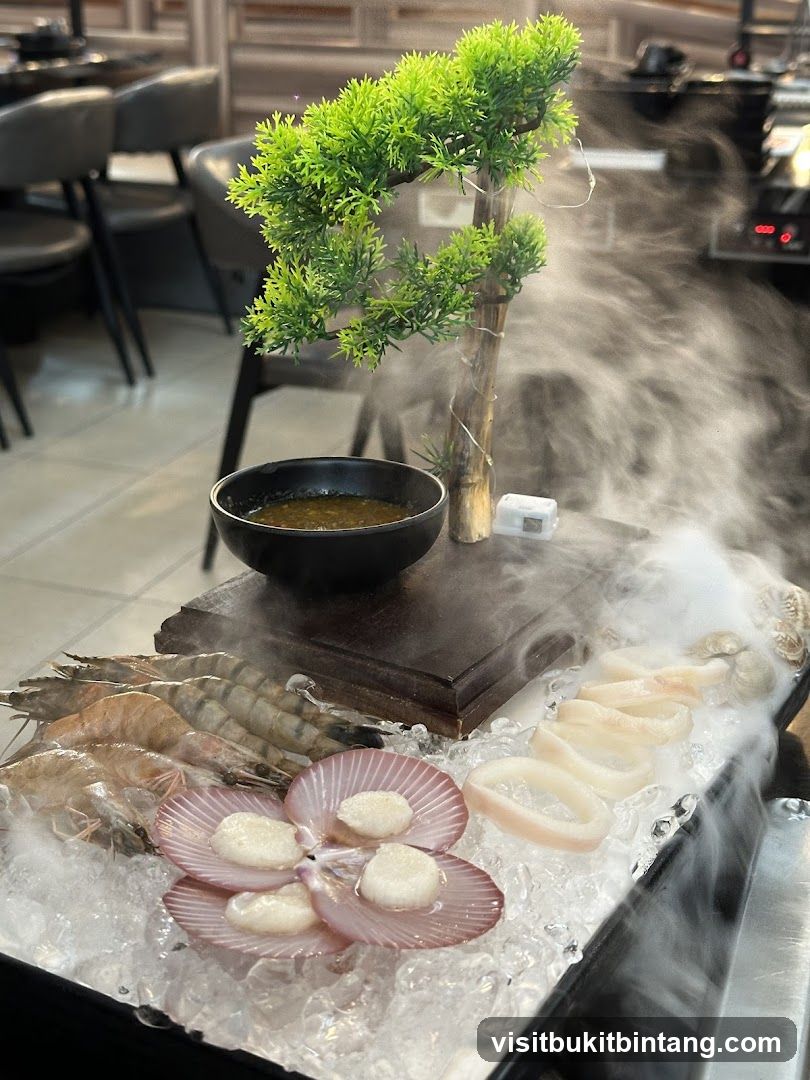 Seafood Platter with Dipping Sauce