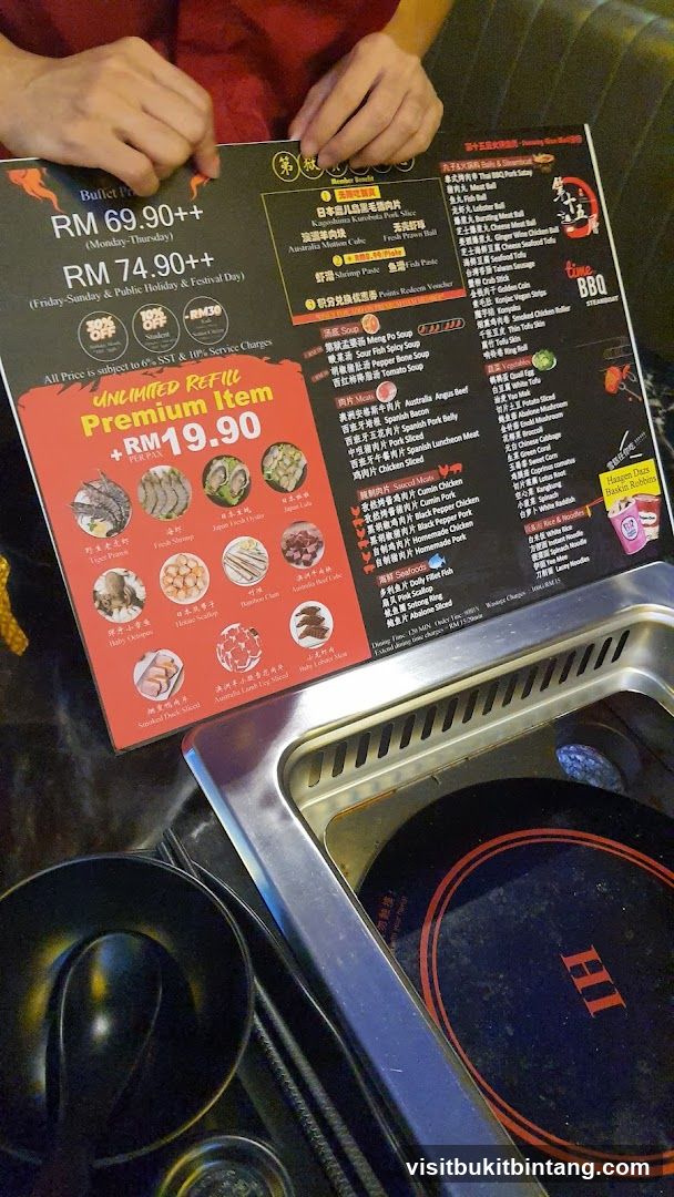 Buffet Menu