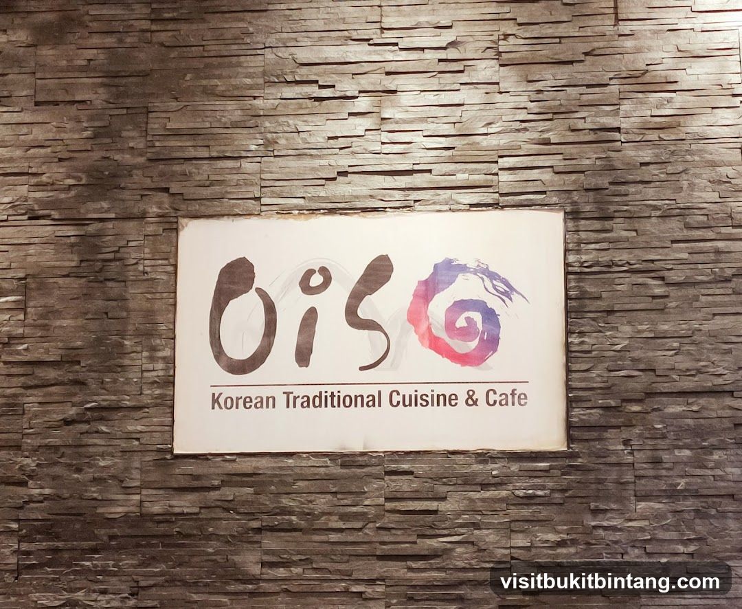 Oiso Korean Traditional Cuisine & Cafe Sign
