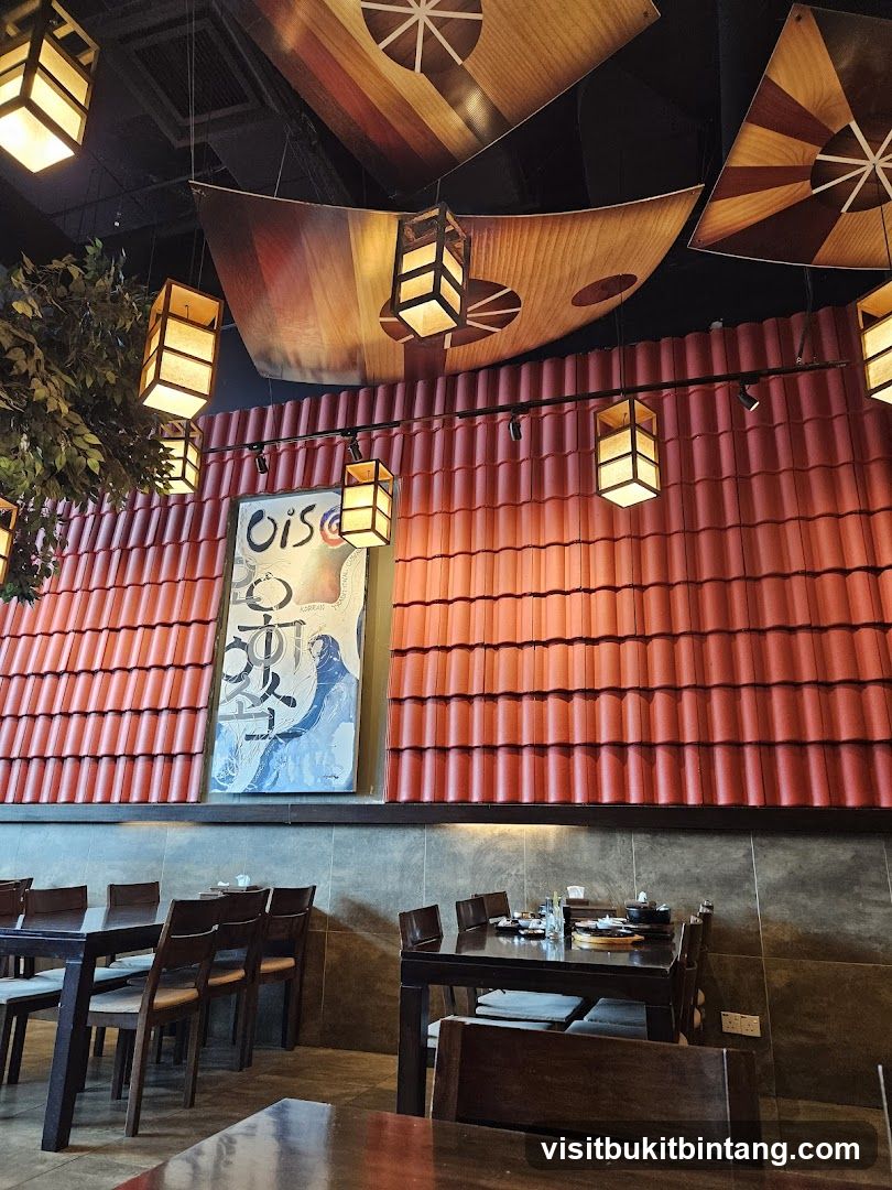 Restaurant Interior with Asian-Inspired Decor
