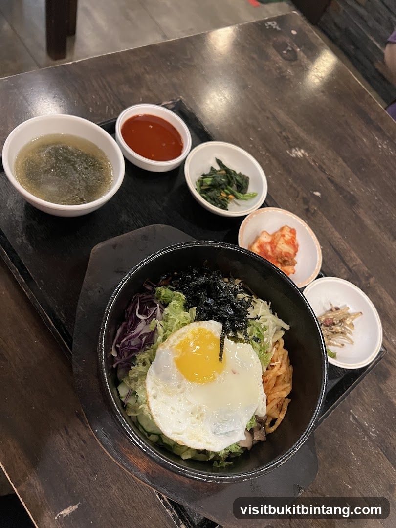 Bibimbap with Side Dishes