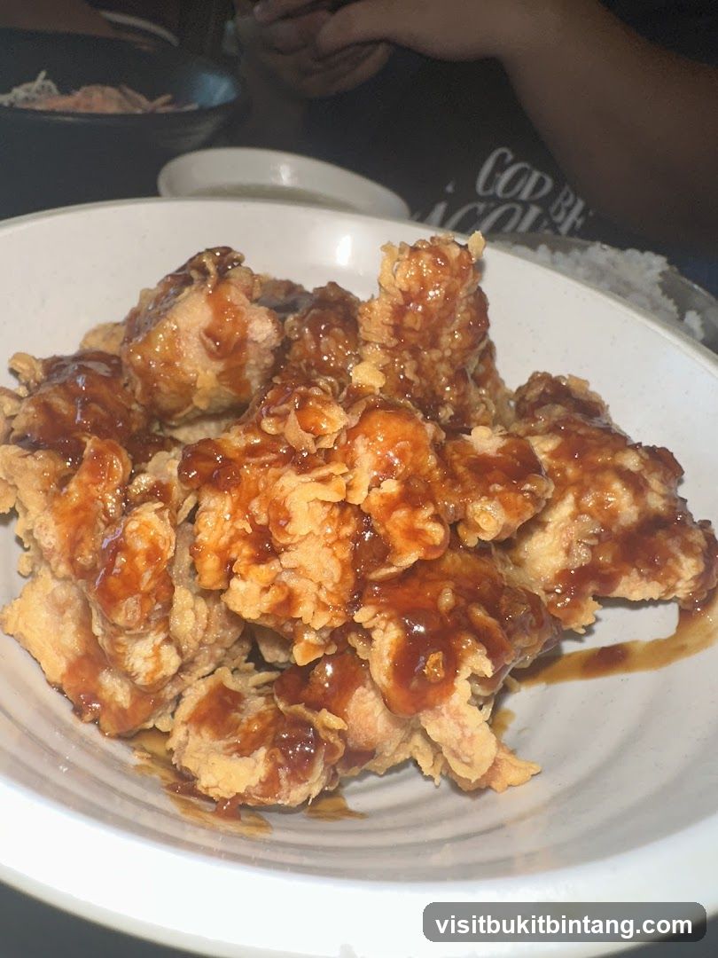 Fried Chicken with Sauce
