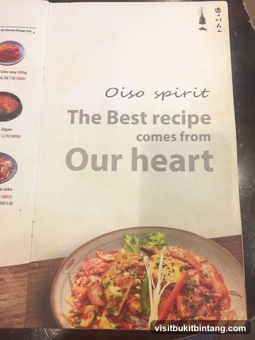 Oiso spirit The Best recipe comes from Our heart