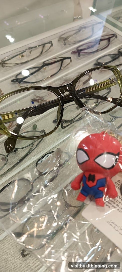 Eyeglasses and Spiderman Keychain