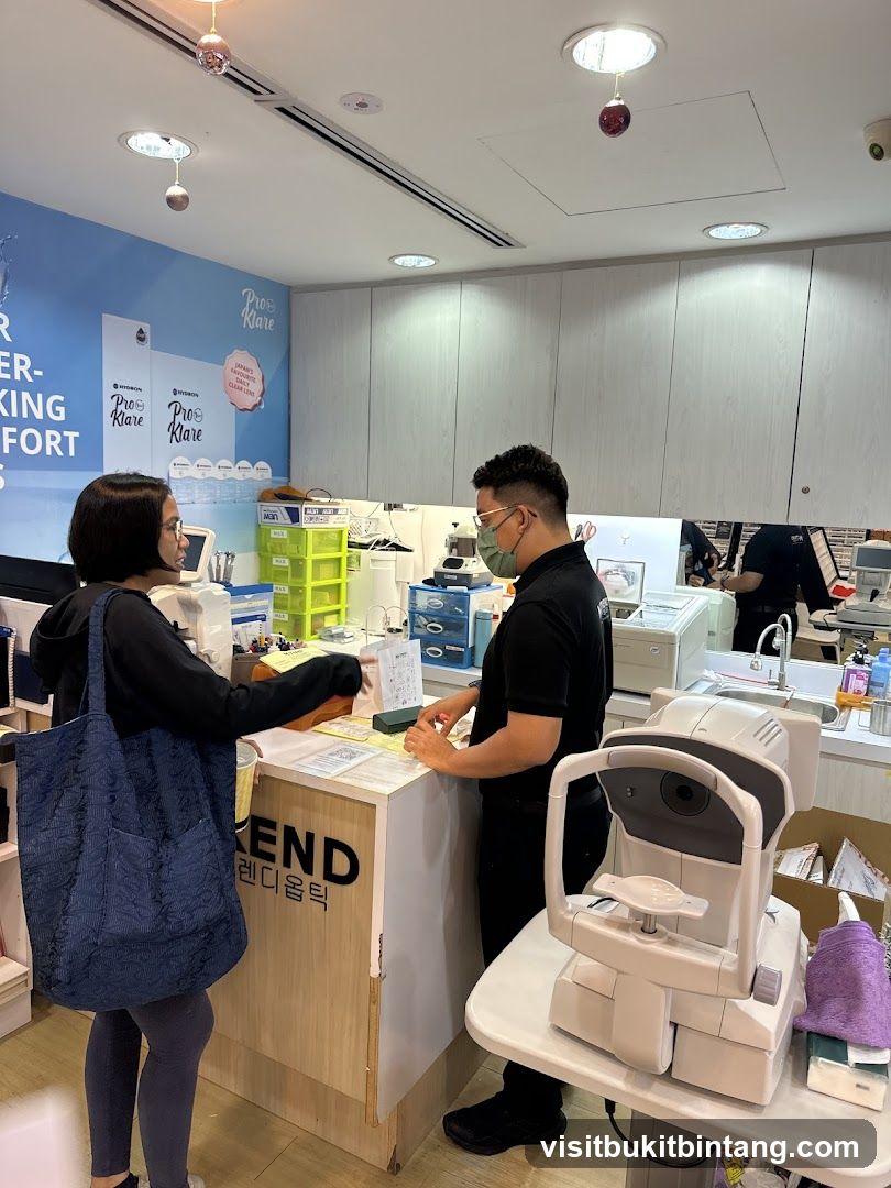 Optometry Clinic Counter