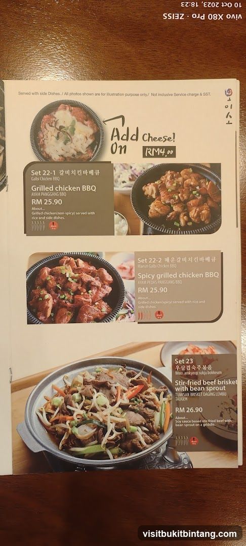 Menu Items