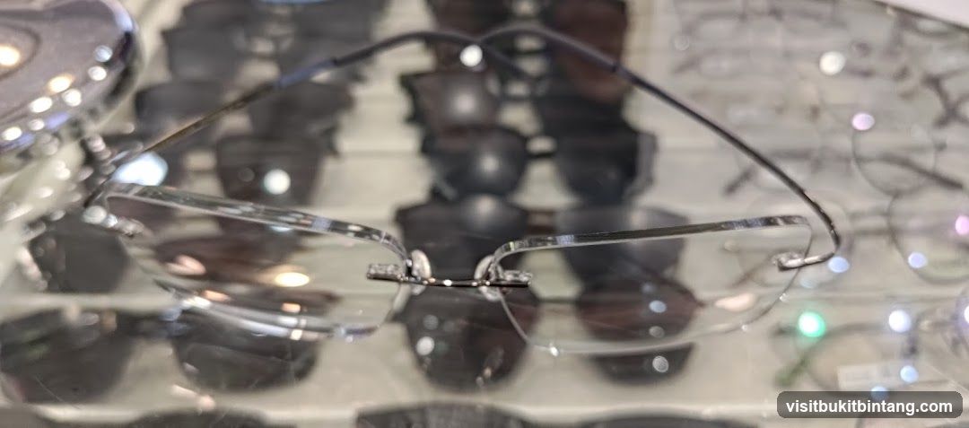 Eyeglasses on Display