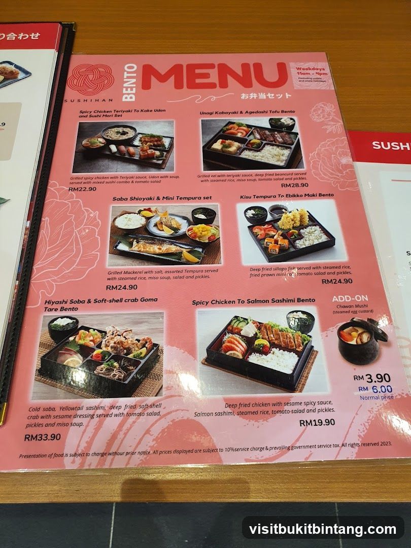 BENTO MENU