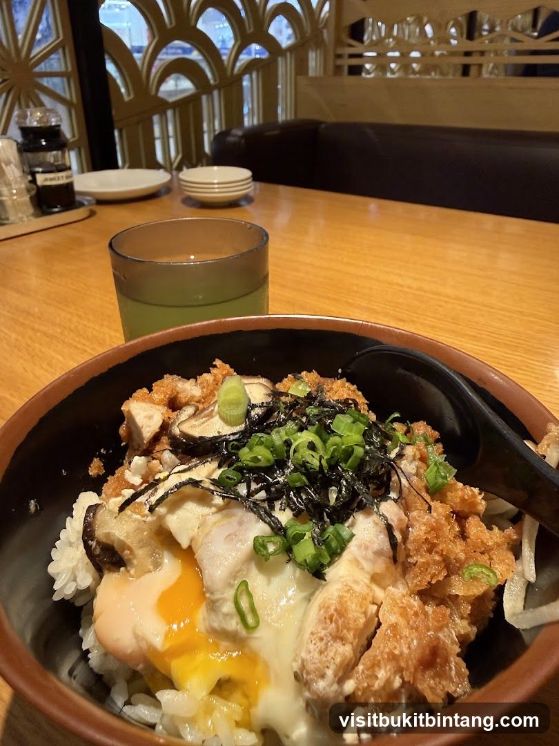 Donburi with Egg and Chicken