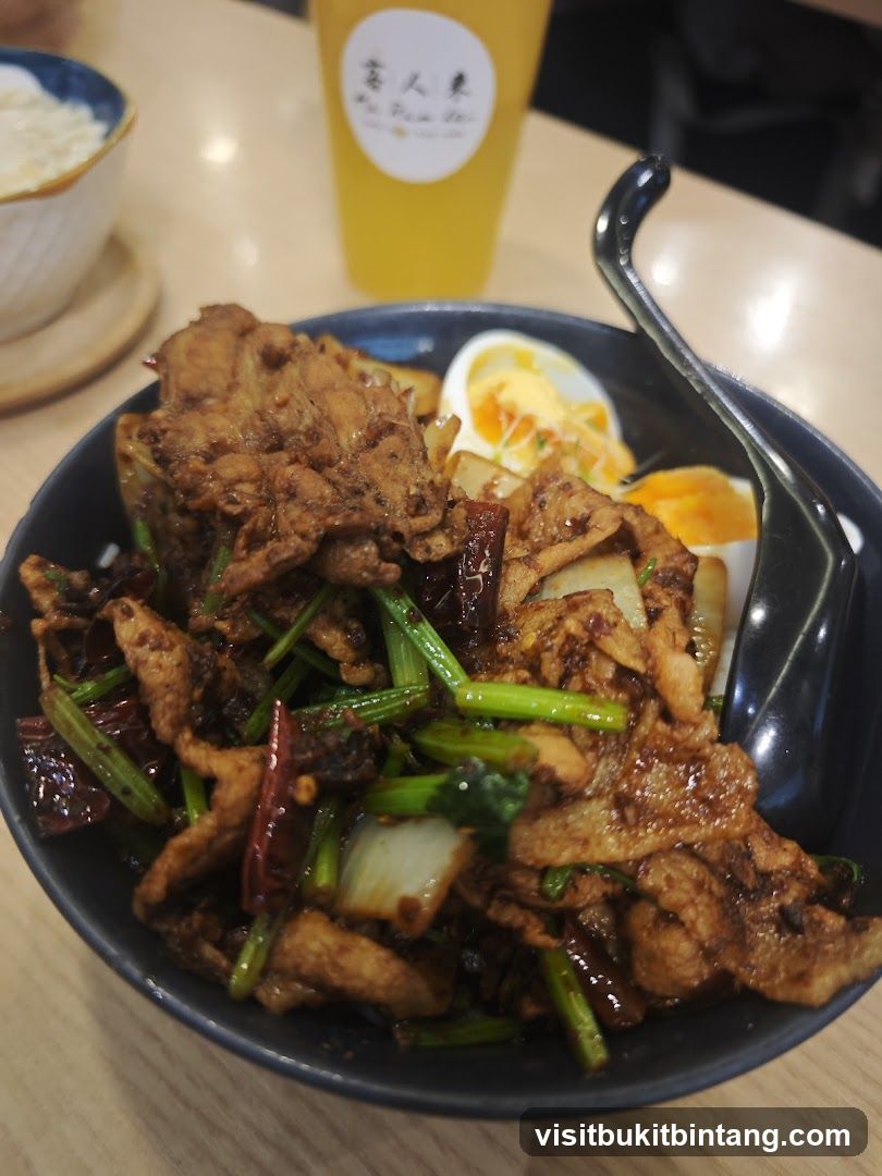 Spicy Pork and Vegetable Bowl