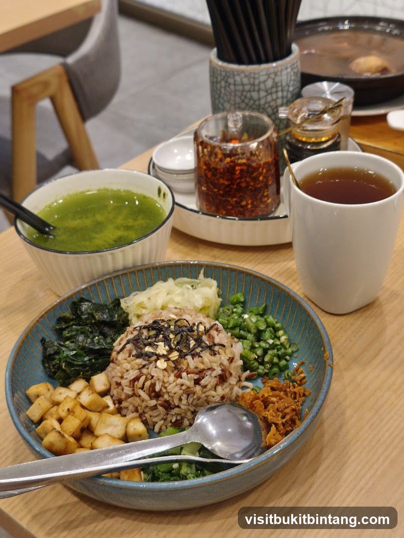 Healthy Rice Bowl with Side Dishes